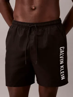 Calvin Klein Medium Badeshorts mit Tunnelzug – Intense Power^Herren BademodeFrisch Eingetroffen