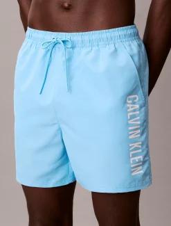 Calvin Klein Medium Badeshorts mit Tunnelzug – Intense Power^Herren BademodeFrisch Eingetroffen
