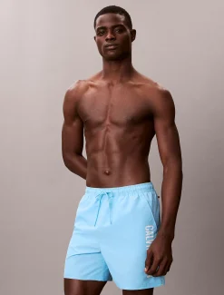 Calvin Klein Medium Badeshorts mit Tunnelzug – Intense Power^Herren BademodeFrisch Eingetroffen