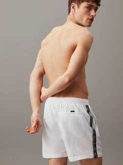Calvin Klein Medium Badeshorts mit Tunnelzug - Logo Tape^Herren BademodeFrisch Eingetroffen
