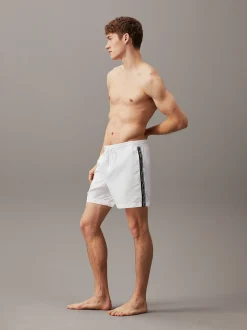 Calvin Klein Medium Badeshorts mit Tunnelzug - Logo Tape^Herren BademodeFrisch Eingetroffen