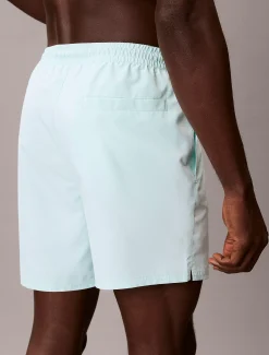 Calvin Klein Medium Badeshorts mit Tunnelzug – CK Monogram^Herren BademodeFrisch Eingetroffen