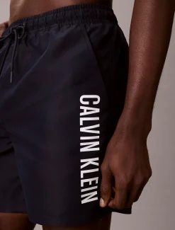 Calvin Klein Medium Badeshorts mit Tunnelzug – Intense Power^Herren BademodeFrisch Eingetroffen