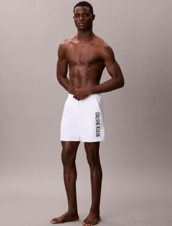 Calvin Klein Medium Badeshorts mit Tunnelzug – Intense Power^Herren BademodeFrisch Eingetroffen
