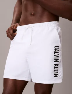 Calvin Klein Medium Badeshorts mit Tunnelzug – Intense Power^Herren BademodeFrisch Eingetroffen