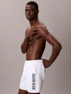 Calvin Klein Medium Badeshorts mit Tunnelzug – Intense Power^Herren BademodeFrisch Eingetroffen
