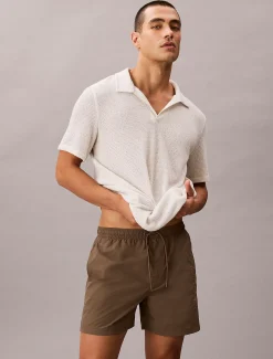 Calvin Klein Medium Badeshorts mit Tunnelzug - CK Tech^Herren BademodeFrisch Eingetroffen