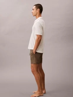 Calvin Klein Medium Badeshorts mit Tunnelzug - CK Tech^Herren BademodeFrisch Eingetroffen