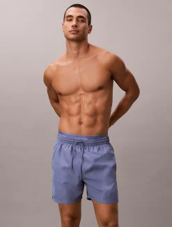 Calvin Klein Medium Badeshorts mit Tunnelzug – CK Essentials^Herren BademodeFrisch Eingetroffen