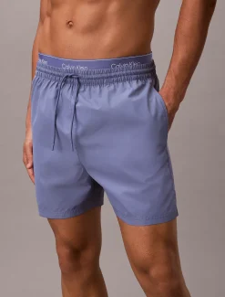 Calvin Klein Medium Badeshorts mit Tunnelzug – CK Essentials^Herren BademodeFrisch Eingetroffen