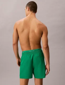 Calvin Klein Medium Badeshorts mit Tunnelzug – CK Essentials^Herren BademodeFrisch Eingetroffen