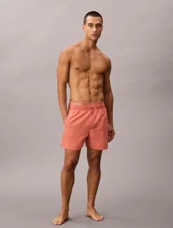Calvin Klein Medium Badeshorts mit Tunnelzug – CK Essentials^Herren BademodeFrisch Eingetroffen