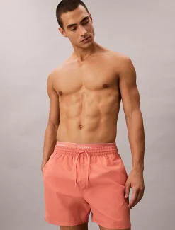 Calvin Klein Medium Badeshorts mit Tunnelzug – CK Essentials^Herren BademodeFrisch Eingetroffen