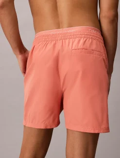 Calvin Klein Medium Badeshorts mit Tunnelzug – CK Essentials^Herren BademodeFrisch Eingetroffen