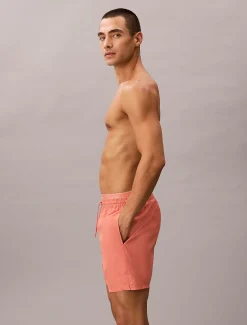 Calvin Klein Medium Badeshorts mit Tunnelzug – CK Essentials^Herren BademodeFrisch Eingetroffen