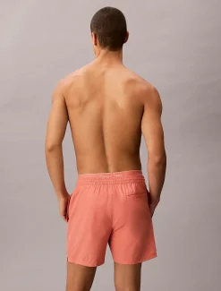 Calvin Klein Medium Badeshorts mit Tunnelzug – CK Essentials^Herren BademodeFrisch Eingetroffen