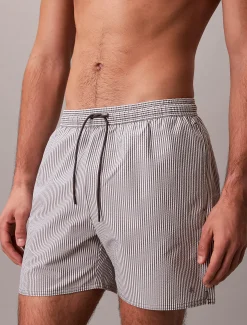 Calvin Klein Medium Badeshorts mit Tunnelzug - Seersucker^Herren BademodeFrisch Eingetroffen