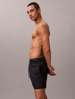 Calvin Klein Medium Badeshorts mit Tunnelzug – CK Essentials^Herren BademodeFrisch Eingetroffen