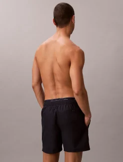 Calvin Klein Medium Badeshorts mit Tunnelzug – CK Essentials^Herren BademodeFrisch Eingetroffen
