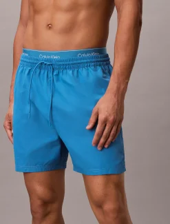 Calvin Klein Medium Badeshorts mit Tunnelzug – CK Essentials^Herren BademodeFrisch Eingetroffen