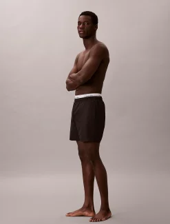 Calvin Klein Medium Badeshorts mit Tunnelzug – CK Essentials^Herren BademodeFrisch Eingetroffen