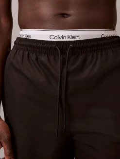 Calvin Klein Medium Badeshorts mit Tunnelzug – CK Essentials^Herren BademodeFrisch Eingetroffen