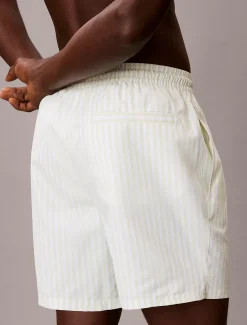 Calvin Klein Medium Badeshorts mit Tunnelzug – CK Monogram^Herren BademodeFrisch Eingetroffen