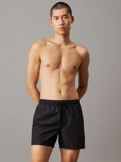Calvin Klein Medium Badeshorts mit Tunnelzug - Logo Embroidery^Herren BademodeFrisch Eingetroffen