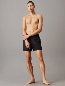 Calvin Klein Medium Badeshorts mit Tunnelzug - Logo Embroidery^Herren BademodeFrisch Eingetroffen