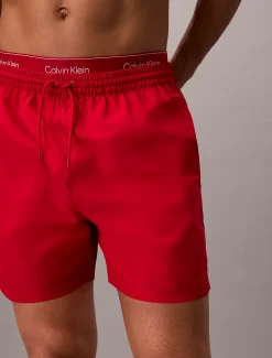 Calvin Klein Medium Badeshorts mit Tunnelzug – CK Essentials^Herren BademodeFrisch Eingetroffen
