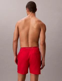 Calvin Klein Medium Badeshorts mit Tunnelzug – CK Essentials^Herren BademodeFrisch Eingetroffen
