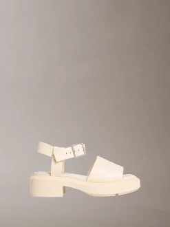 Calvin Klein Melanie - Klobige Sandalen aus Leder^Damen SandalenFrisch Eingetroffen