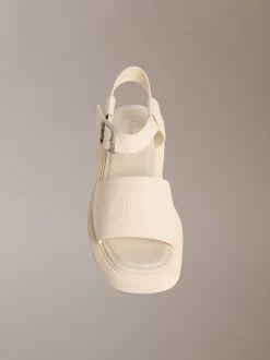 Calvin Klein Melanie - Klobige Sandalen aus Leder^Damen SandalenFrisch Eingetroffen