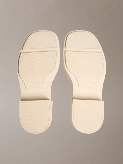 Calvin Klein Melanie - Klobige Sandalen aus Leder^Damen SandalenFrisch Eingetroffen