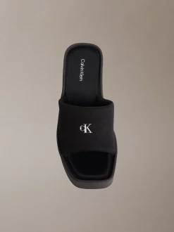 Calvin Klein Melia - Plateau-Sandalen aus Canvas mit Keilabsatz^Damen SandalenFrisch Eingetroffen