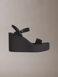 Calvin Klein Melia - Plateau-Wedges mit Logo^Damen SandalenFrisch Eingetroffen