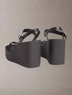 Calvin Klein Melia - Plateau-Wedges mit Logo^Damen SandalenFrisch Eingetroffen