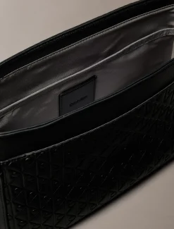 Calvin Klein Messenger Bag mit geprägter Emblem-Logo-Klappe^Herren Umhängetaschen & Schultertaschen|Taschen