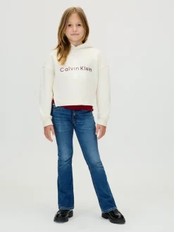 Calvin Klein Mid Rise Flared Jeans^Kinder Hosen & Shorts|Kleidung