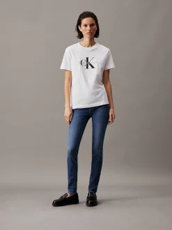 Calvin Klein Mid Rise Skinny Jeans^Damen High Rise Skinny|Mom Jeans