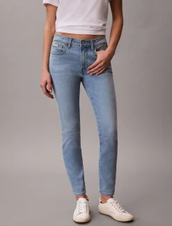 Calvin Klein Mid Rise Skinny Jeans^Damen High Rise Skinny|Mom Jeans