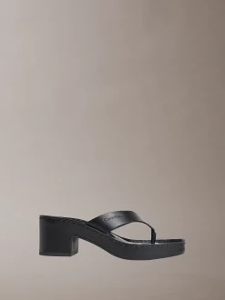 Calvin Klein Milana - Zehentrenner-Sandalen mit Absatz^Damen SandalenFrisch Eingetroffen