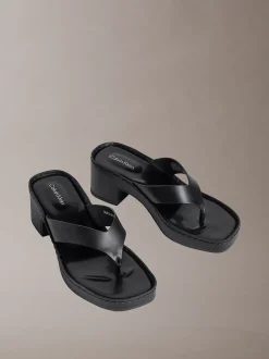 Calvin Klein Milana - Zehentrenner-Sandalen mit Absatz^Damen SandalenFrisch Eingetroffen