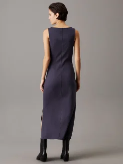 Calvin Klein Milano-Jersey-Kleid mit Cut-out-Detail^Damen Kleider & Röcke