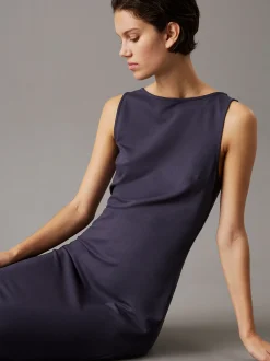 Calvin Klein Milano-Jersey-Kleid mit Cut-out-Detail^Damen Kleider & Röcke