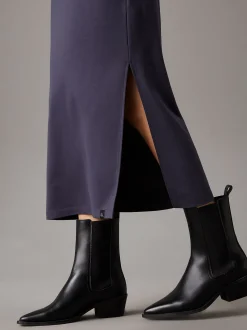 Calvin Klein Milano-Jersey-Kleid mit Cut-out-Detail^Damen Kleider & Röcke