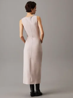 Calvin Klein Milano-Jersey-Kleid mit Cut-out-Detail^Damen Kleider & Röcke