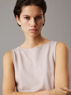 Calvin Klein Milano-Jersey-Kleid mit Cut-out-Detail^Damen Kleider & Röcke