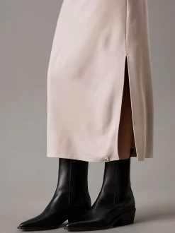 Calvin Klein Milano-Jersey-Kleid mit Cut-out-Detail^Damen Kleider & Röcke