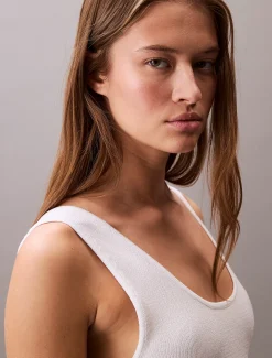 Calvin Klein Minikleid mit überkreuztem Rücken^Damen Kleider & Röcke|T-shirts & Tops